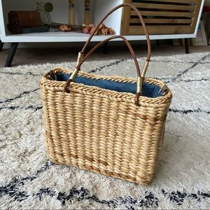Casual woven handbag
